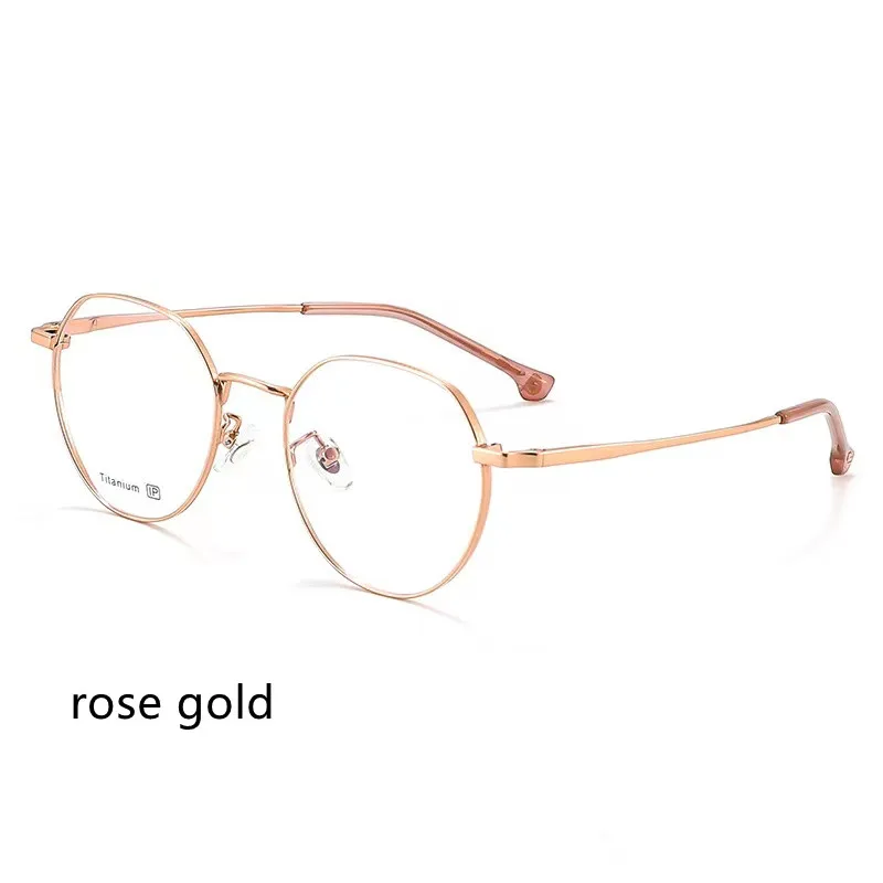 

49mm Retro Pure titanium Frame Optical Glasses Fashion Harry glasses Small Round Circle Prescription eyeglass frame 8139