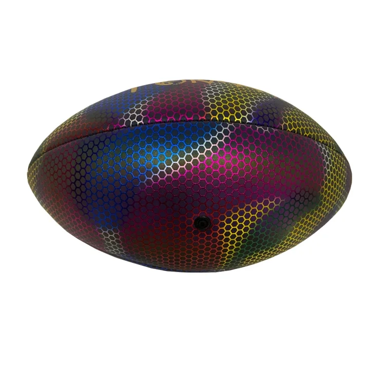 

Custom Logo Composite Leather Rugby Official Size Gift Game Ball American Football