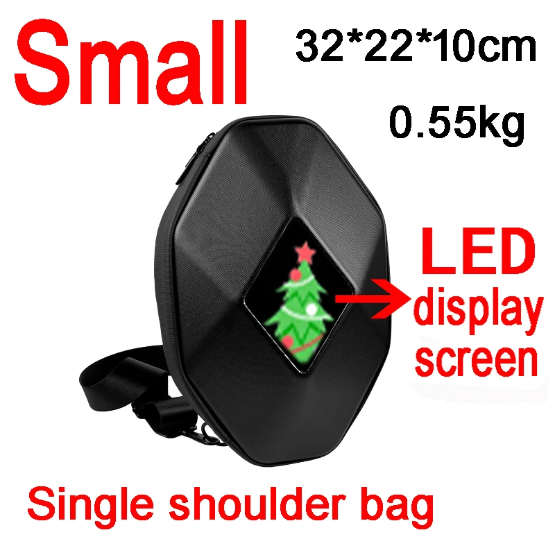 Motorcycle Bag LED display screen High Capacity Multi-functional Shoulder Luggage Moto Equipment