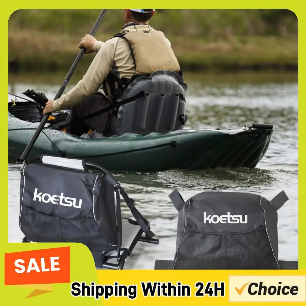 

Сумка для хранения на спинке сиденья для каяка с ремнями, защитная сумка для аксессуаров, вместительная сумка для каяка с сетчатым карманом