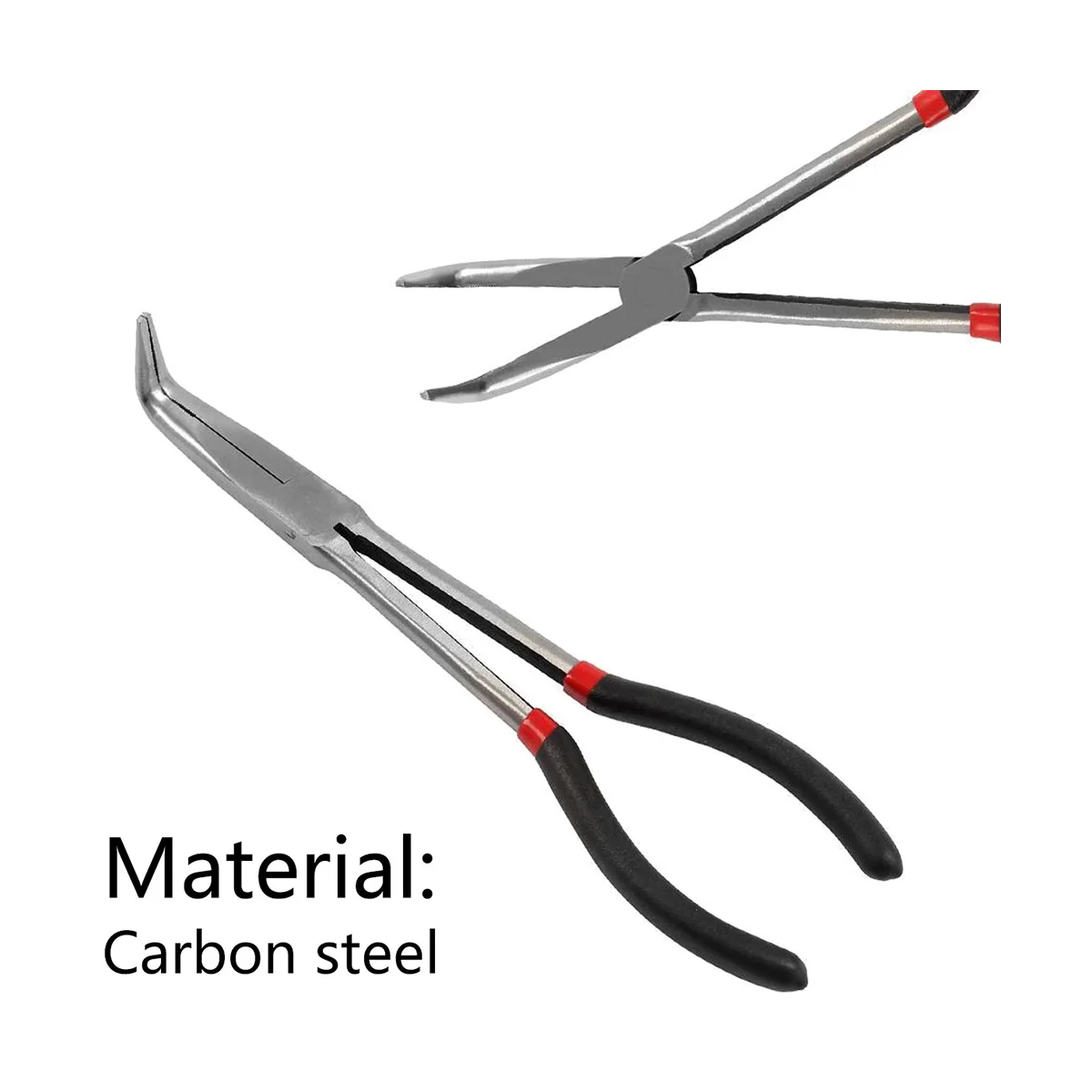 

Sturdy Extended Handle Needle-Nose Pliers 5-Piece Set Elbow O-Shaped Pliers 25/45/90 Degree Bent-Nose Pliers Hand Tools