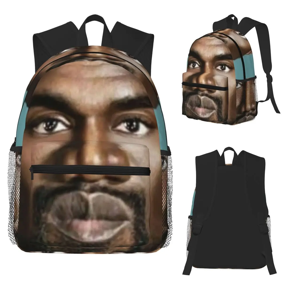 

Funny Kanye West Meme Student Backpack School Bag Hiking Travel Daypack for Boys Girls Fashion Bookbag Shoulder Bags