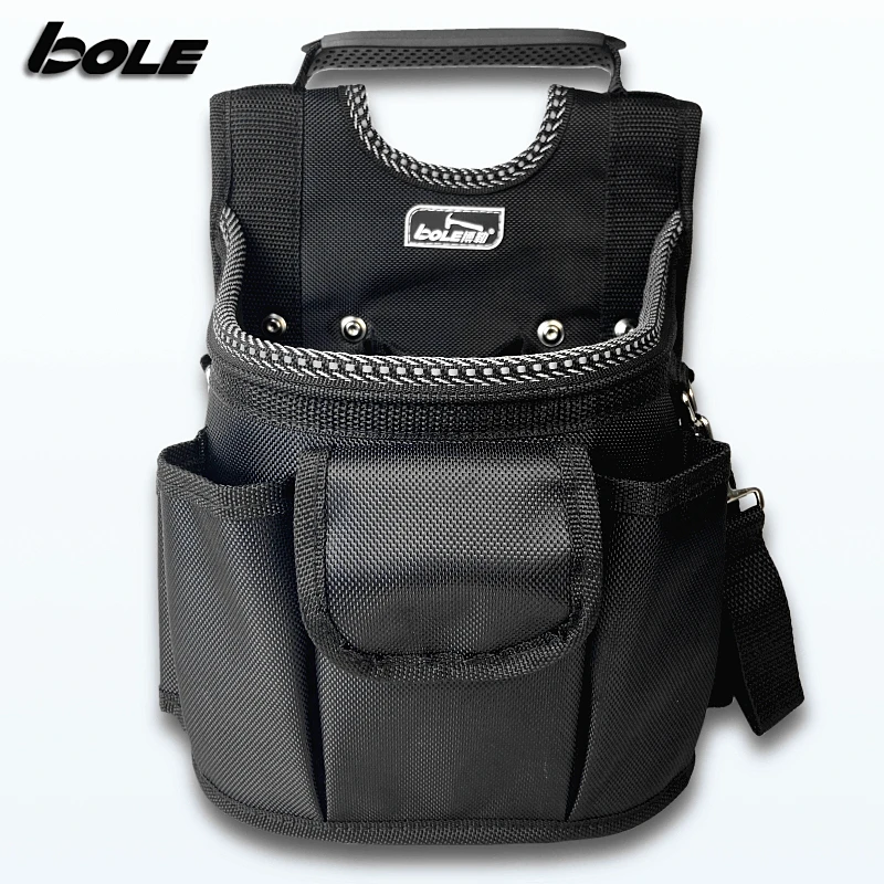 Multifunctional Reinforced Tool Bag Tote Basket Tool Waist Bag One Shoulder Crossbody Backpack Combined High Performance Bag