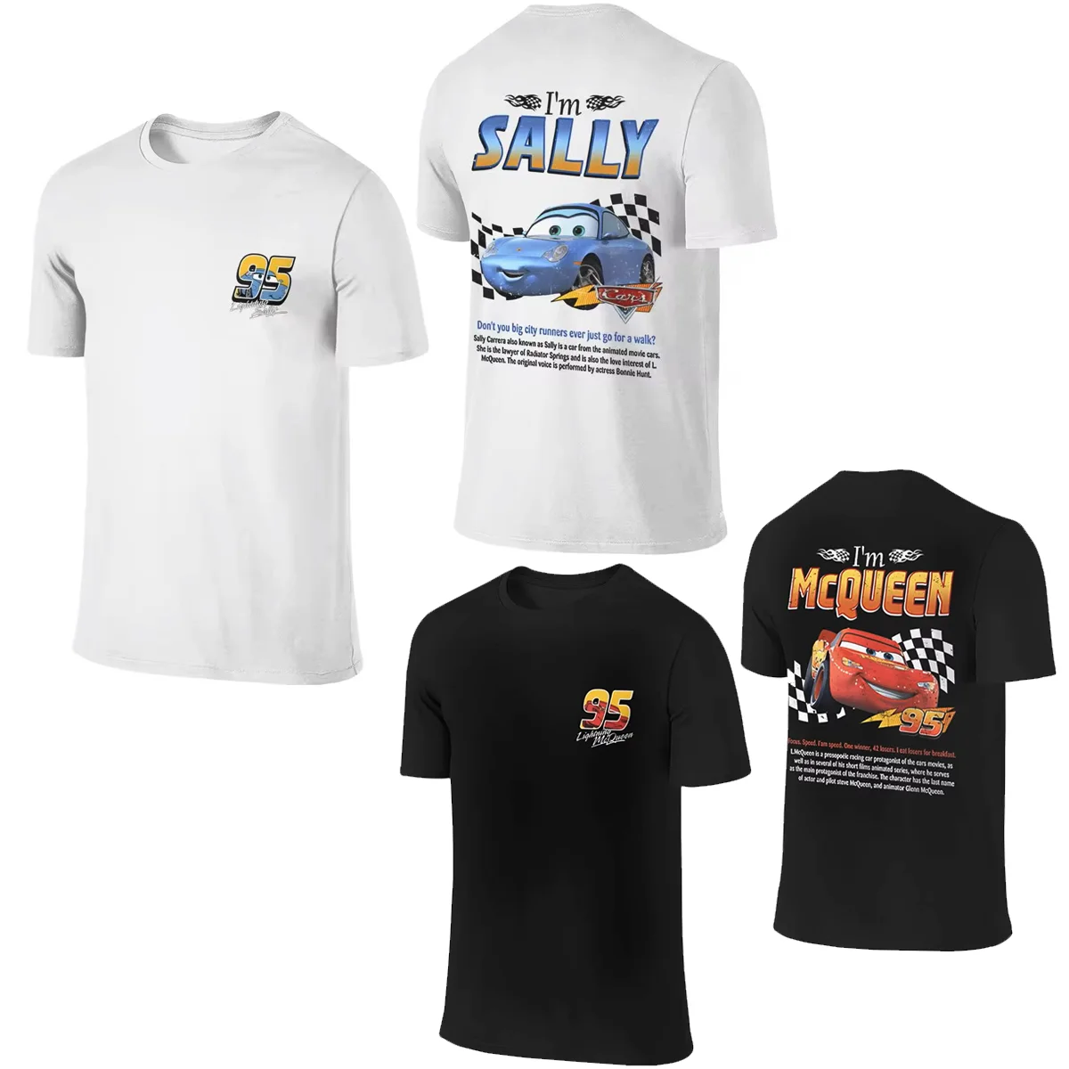 I\'m Sally And Lightning Mcqueen camiseta de pareja Mcqueen y Sally Merch trajes, camiseta para hombres y mujeres