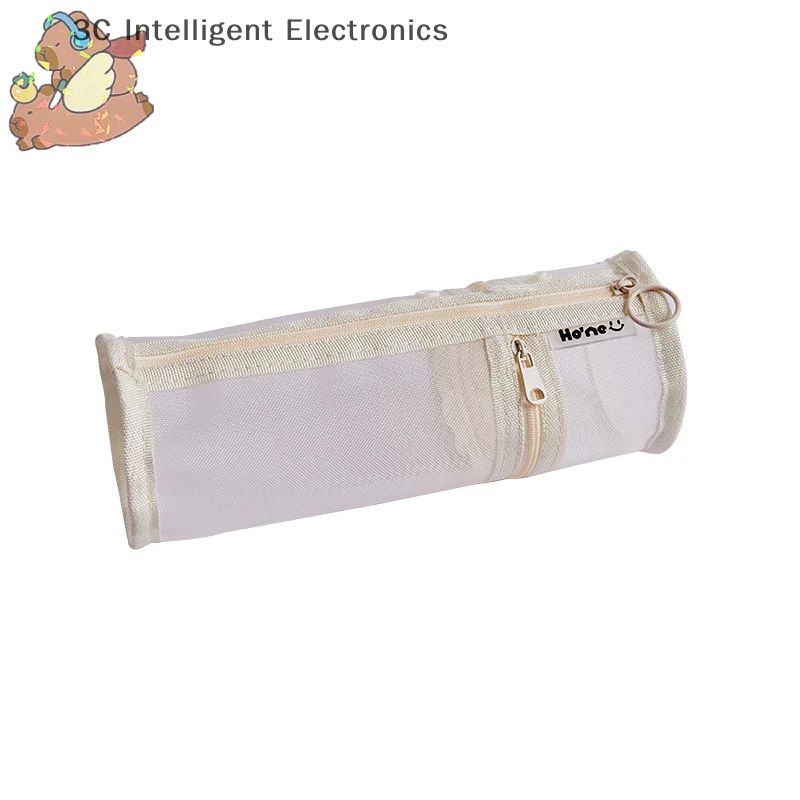 Exam Specific Pencil Case High-value Cylindrical Pencil Case Student Large Capacity Transparent Storage Pencil Case