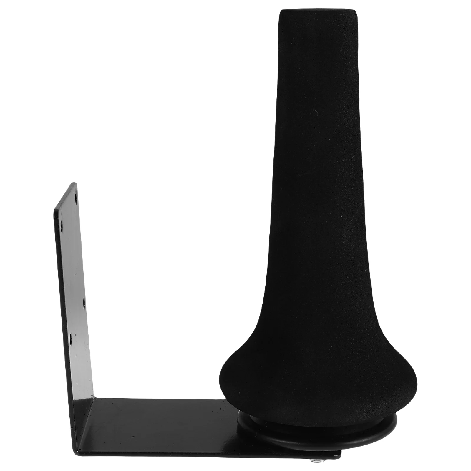 แซ็กโซโฟนขลุ่ย Clarinet อุปกรณ์เสริมผนังสีดําผู้ถือจอแสดงผลตรงท่อ Rack Storage Mount แขวนแบนขาตั้งเครื่องมือ