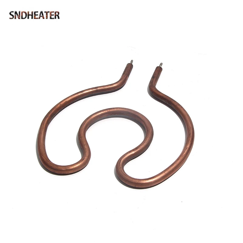 SNDHEATER 1500W 220V Copper Horseshoe Shape Heating Element 8mm Tube High Temperature Resistance Heated Boiler 19*16MM 23*20MM