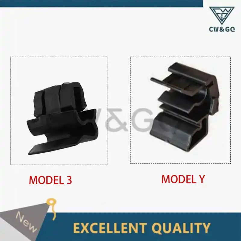 Front Storage Box Matching Fixed Buckle Bracket Luggage Box Clips  For Tesla Model 3 or Y 1472872-00-C 1472872-00-B 4pcs