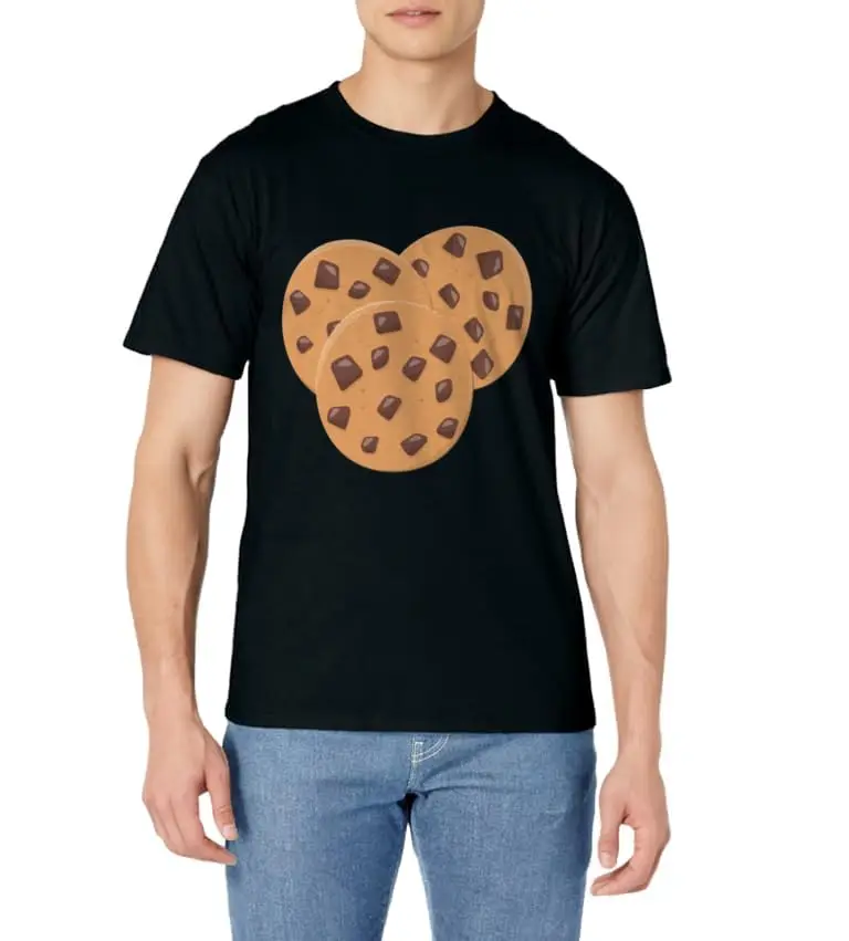 Milk and COOKIES Couples Halloween Costume Matching Cute Aesthetic Shirt Short Sleeve Crew Neck Tshirt