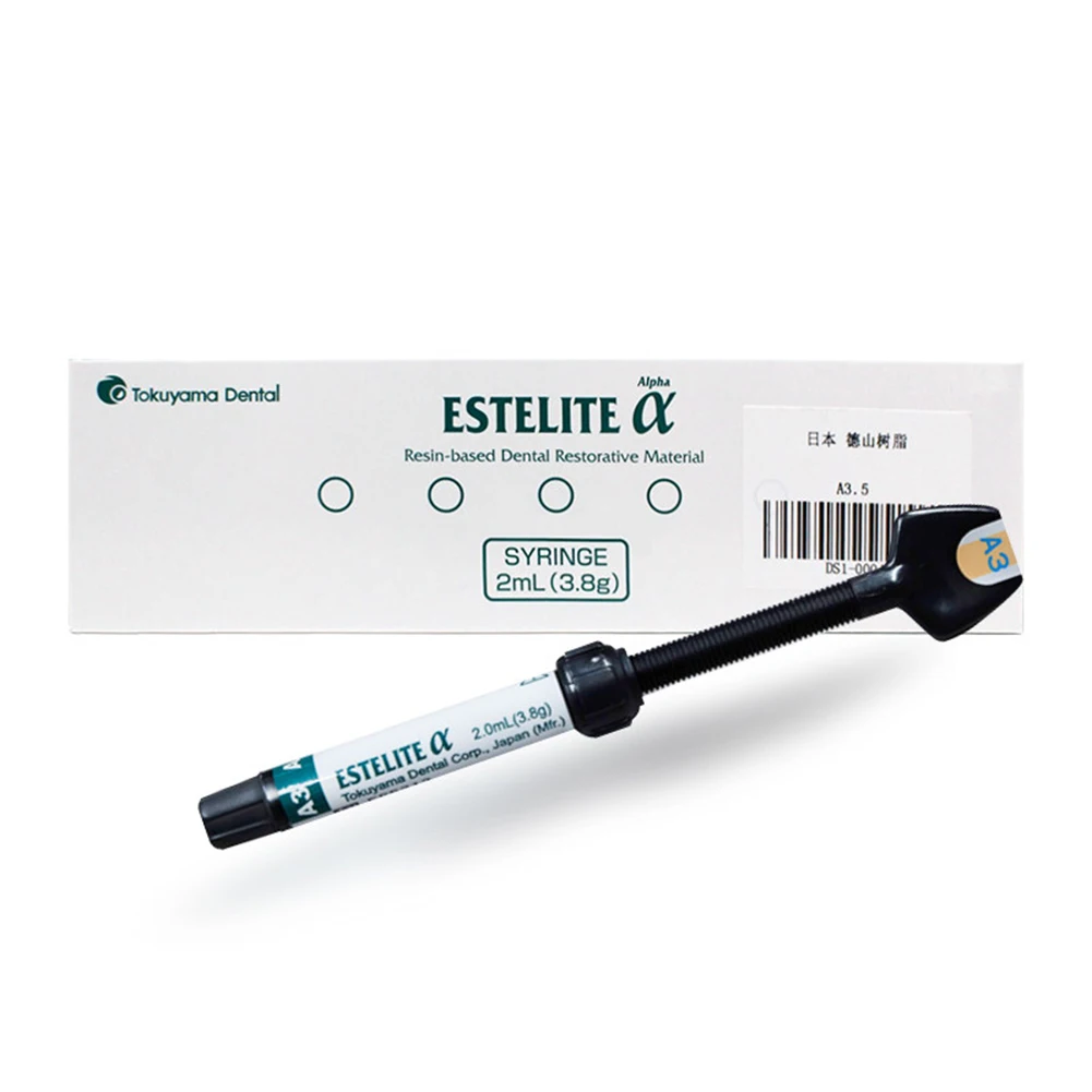 Tokuyama ESTELITE α Universal Dental Composite Resin Light Curing Restorative Material For Class I II III IV V Tooth Restoration