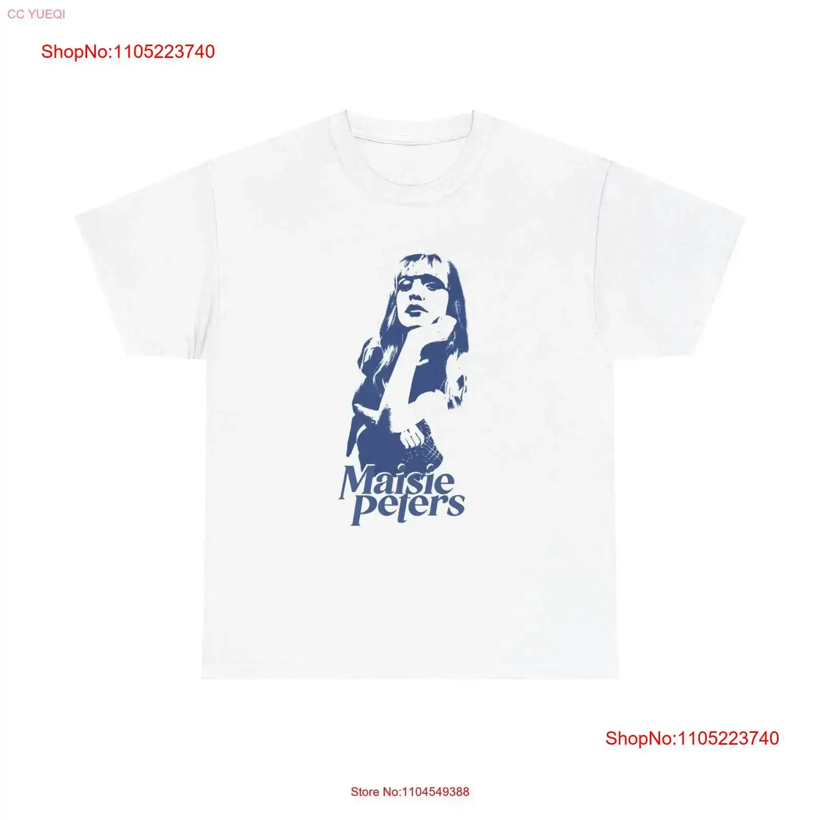 

Maisie Peters Heavy Cotton T Shirt Music Lover Band Concert Merchandise Festival Apparel Vintage Style vintage Washed Unisex