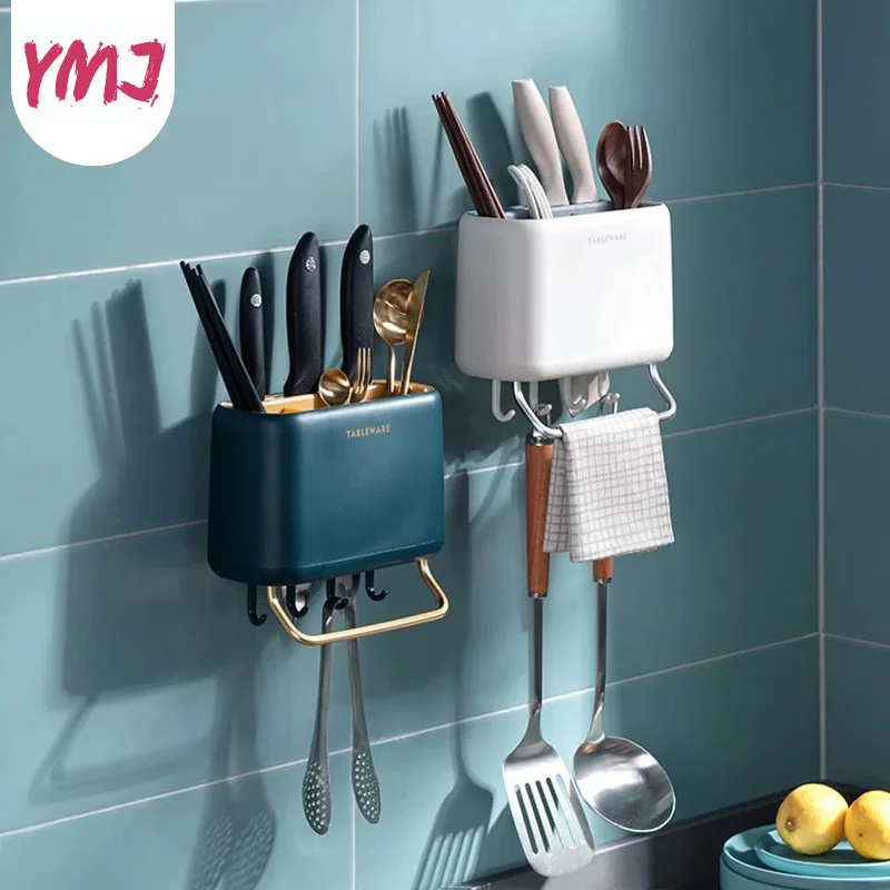 Kitchen Storage Holder Spoon Fork Chopstick Tableware Organizer Drainer Rack Cutlery Rack Knife Holder Shelf Kitchen Accessories