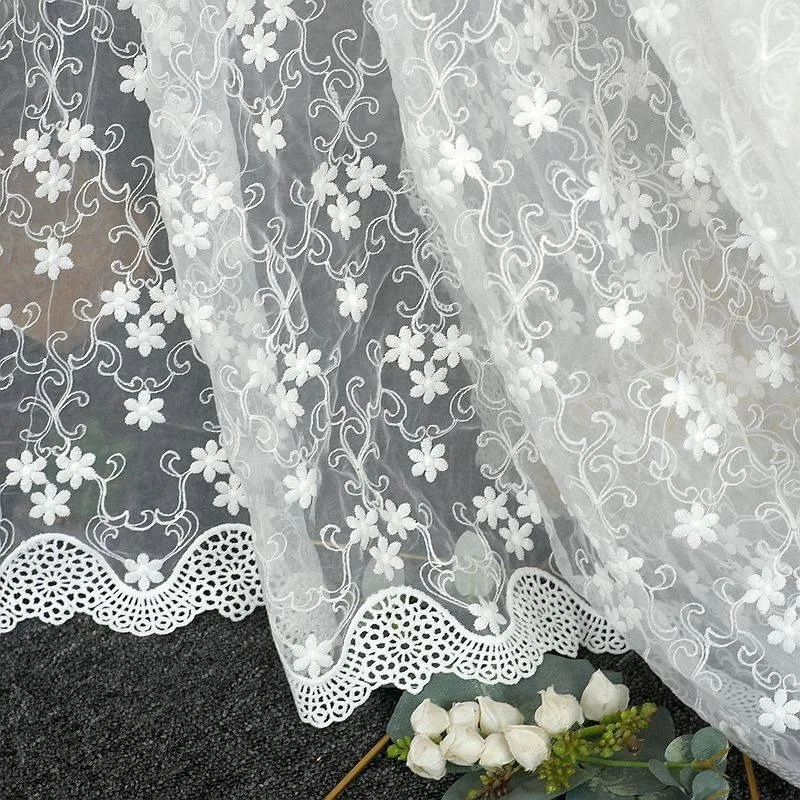 

1.3M Wide, High-quality Embroidered Lace Mesh Fabric DIY Clothing Skirts Clothing Fabrics Home Tablecloths Decorative Materials