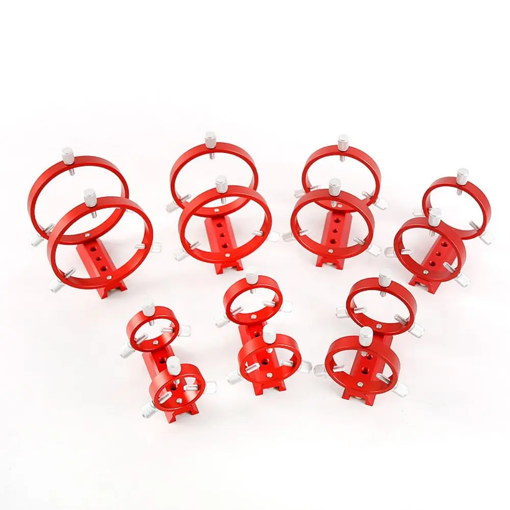 Rote Farbe Teleskophalterung Set Guiding Scope Ring Kit für Teleskoprohrdurchmesser 42/50/60/68/80/90/102 mm