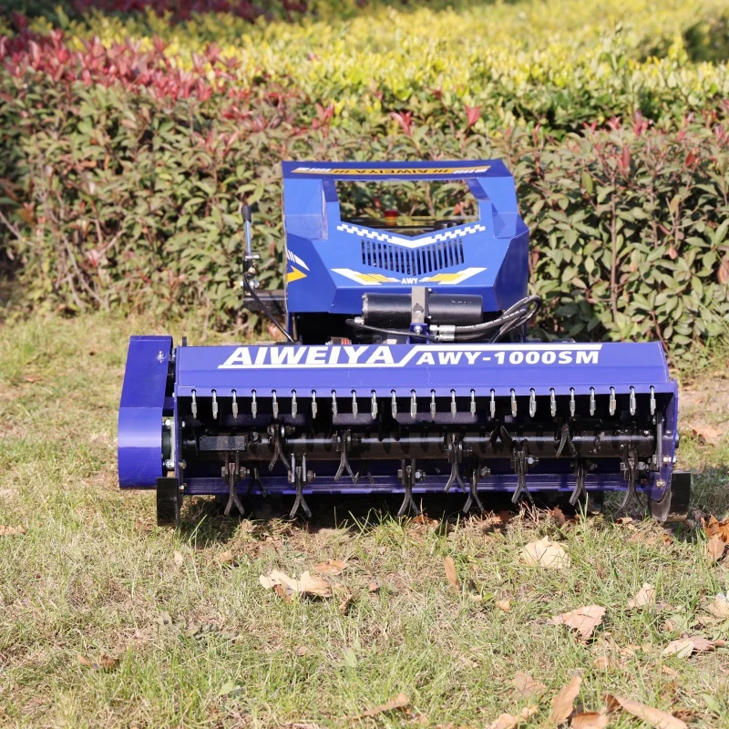 

Газонокосилка с дистанционным управлением по индивидуальному заказу, четырехтактная самоходная садовая машина 24 В