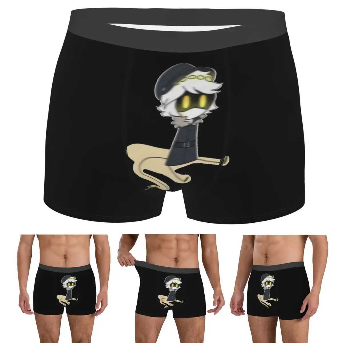 

Boxer Underpants Shorts Murder Drones N Panties Male Ventilate Underwear for Homme Man Boyfriend Gift