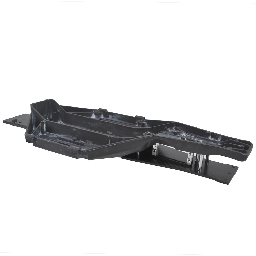 Carbon Fiber Lower Chassis Low CG for 1/10 Traxxas Drag Slash Mustang C10 Slash Modified 2WD