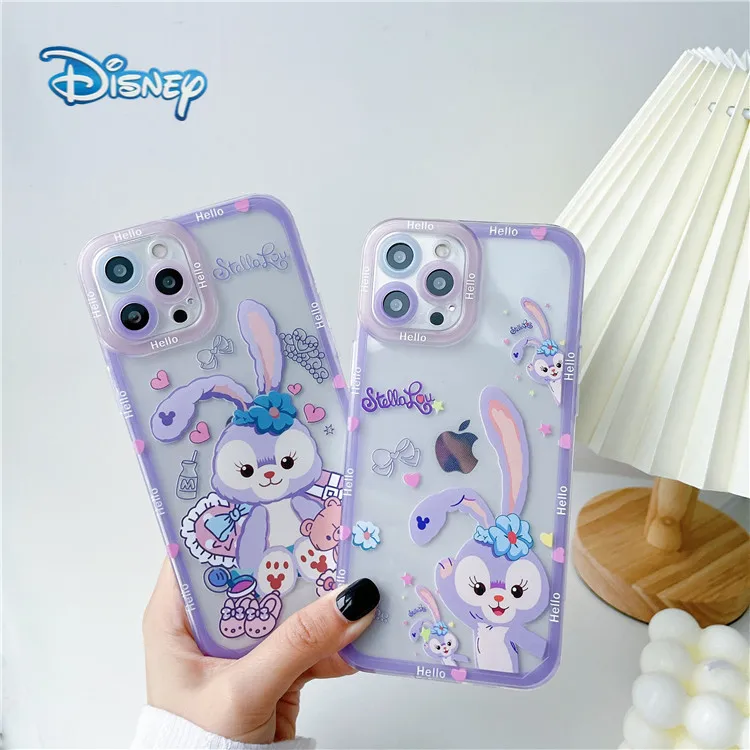 

Disney StellaLou cartoon cute phone case For iPhone 14 13 12 mini 11 pro xs max X XR 6 7 8 plus Silicone soft shell SE 2 3