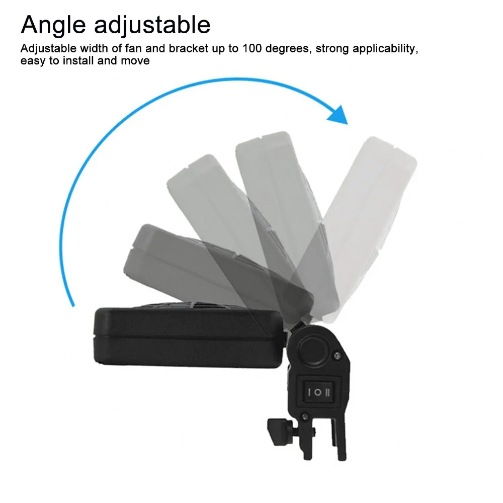 Adjustable Wind Speed Aquarium Chillers Black Plastic Fish Tank Cooling Fan Wide Angle Adjustable Cooling System