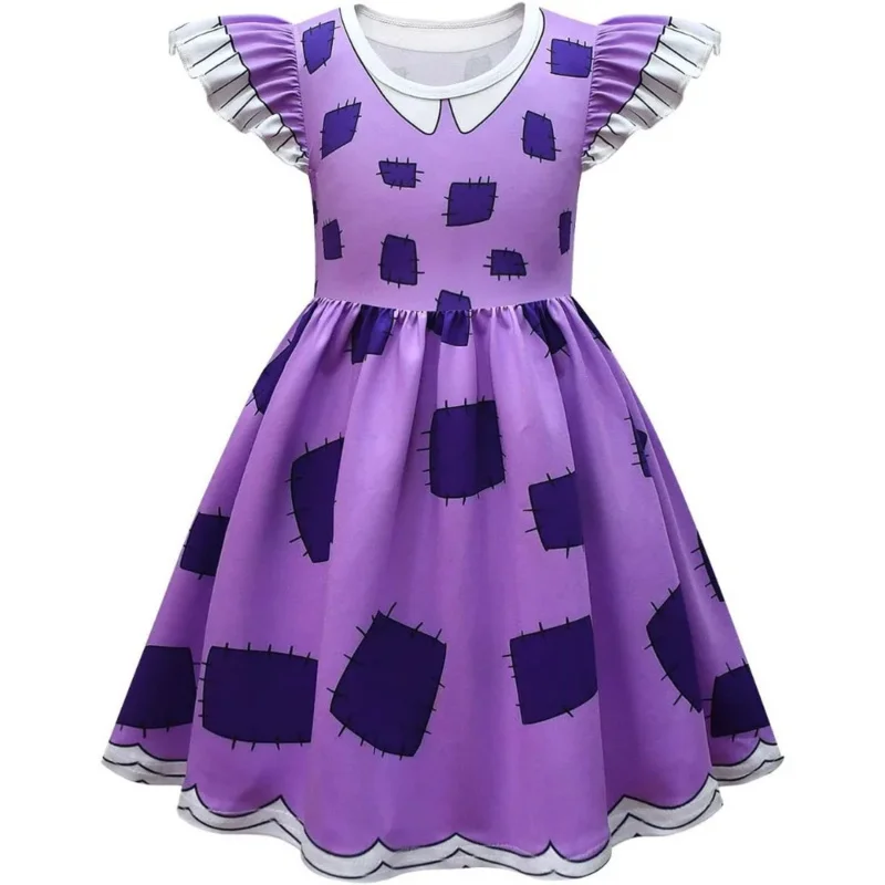 Anime o incrível circo digital pomni cosplay vestido crianças bonito dos desenhos animados impressão vestido ragatha role play camisola dia das bruxas