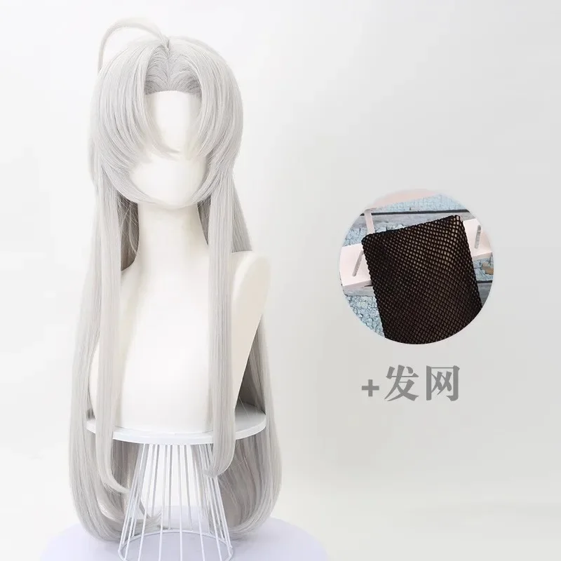 Gra Wuthering Waves Carlotta Montelli przebranie na karnawał Carlotta sukienka Cosplay peruka nakrycia głowy kokarda kostium na Halloween dla kobiet dziewczyn