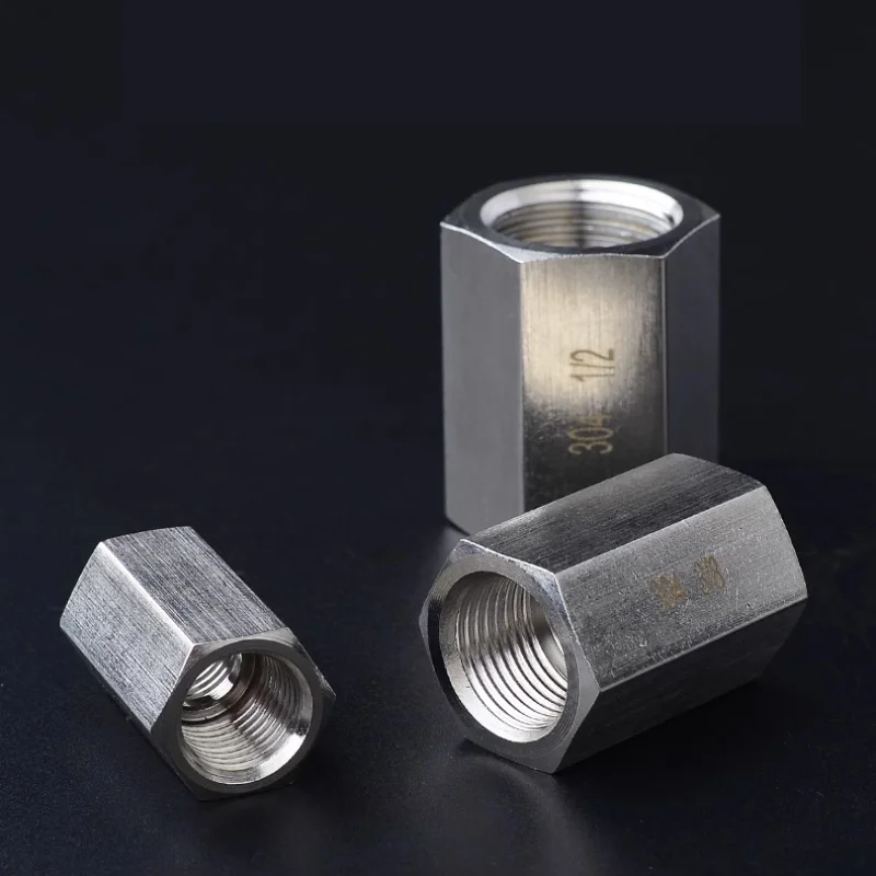 M6–M20 1/8''–1'' BSP/NPT Female Thread Pipe Fitting |   304 Stainless Steel High Pressure Connector