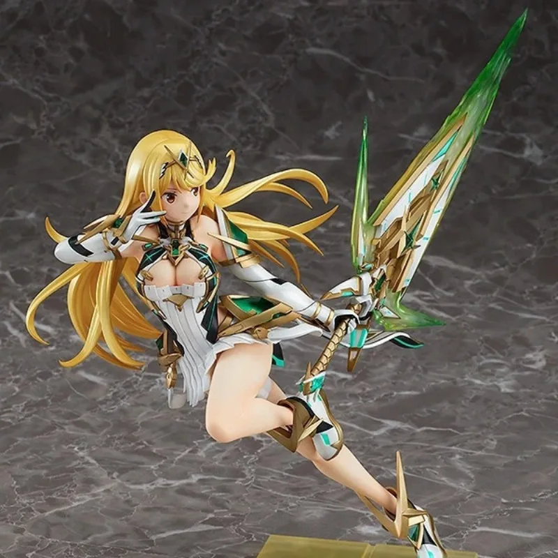 27CM Xenoblade Excalibur 2 The Holy Grail of Heaven Light Heroine Mythra Model Figures Game Two-dimensional Beautiful Girl Gifts