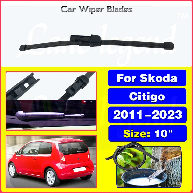 

For Skoda Citigo Seat MII 2011-2023 Rear Windscreen Wiper Blade Windshield Windscreen Clean Tailgate Window Car Accessories 10"