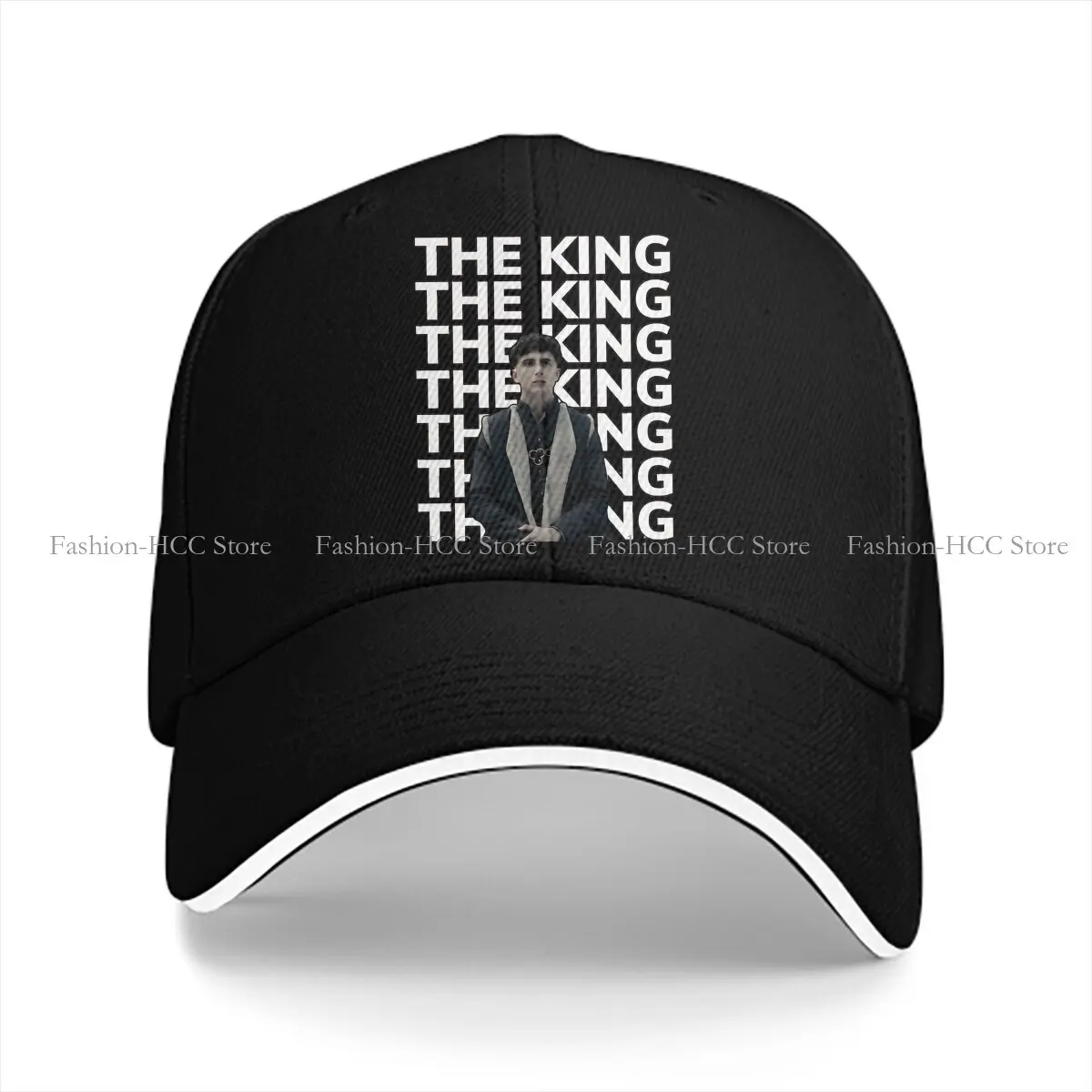 Pure Color Dad Hats The King Hat Sun Visor Baseball Caps Timothée Chalamet Peaked Cap