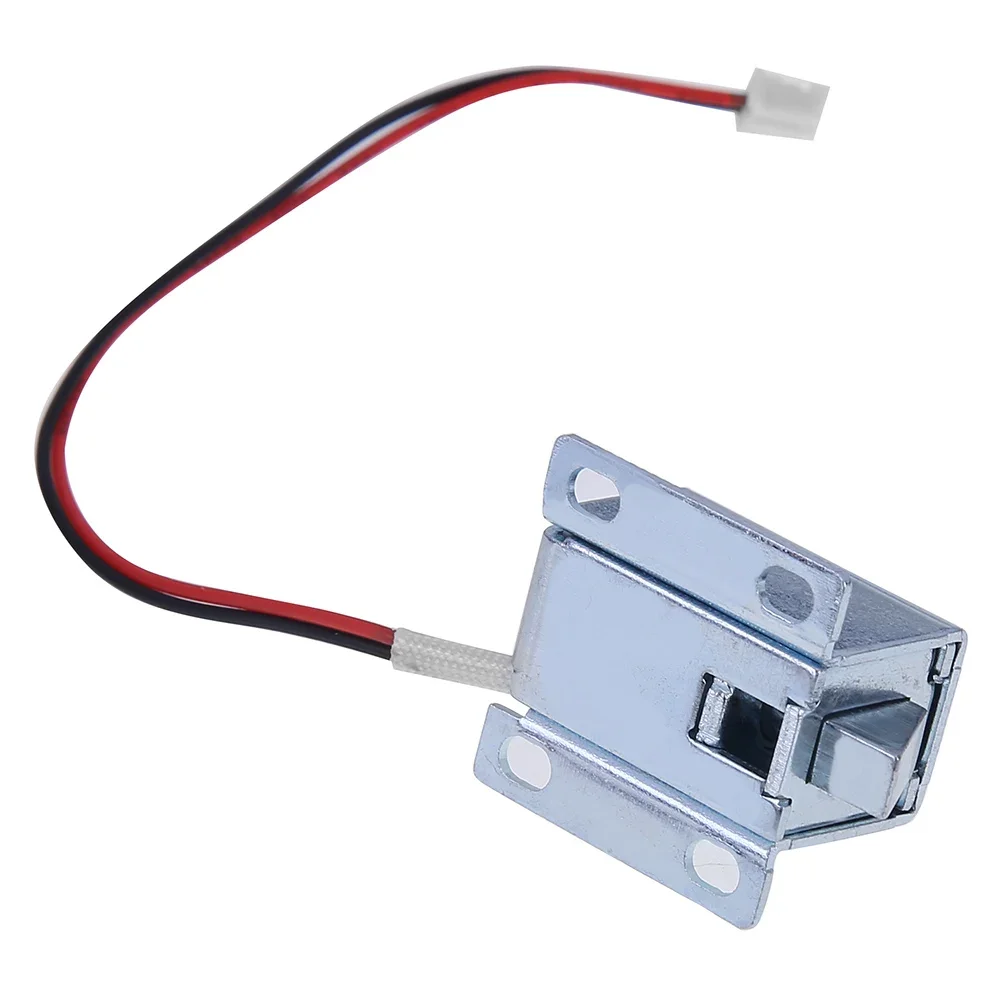 10/1pc Electronic Lock Catch Door Gate 12V 0.4A Release Assembly Solenoid Universal Drawer Anti-vibration Electric Solenoid Lock