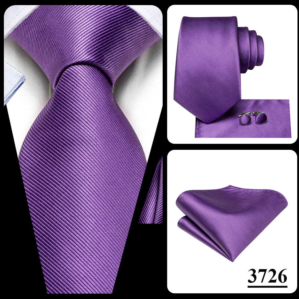 Herrenmode Einfarbiges Grün-Blaues Krawatten-, Taschentuch- und Manschettenknopf-Set für Smoking-Accessoires Klassische Luxus-Seidenkrawatte als Geschenk für Männer – Detail 28