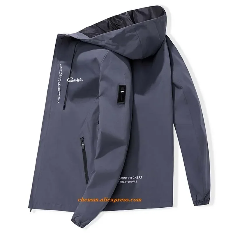 Gamakatsu New Hiking Jackets Mens Waterproof Clothes Reflective Windbreaker Fishing Camping Trekking Outdoor Windproof Coat
