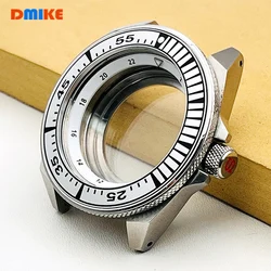 44mm Samurai Case NH35 Watch Case Fit For NH34 NH35 NH36 4R35 7S26 Automatic Movement  King Samurai NH35 Case Spare Parts