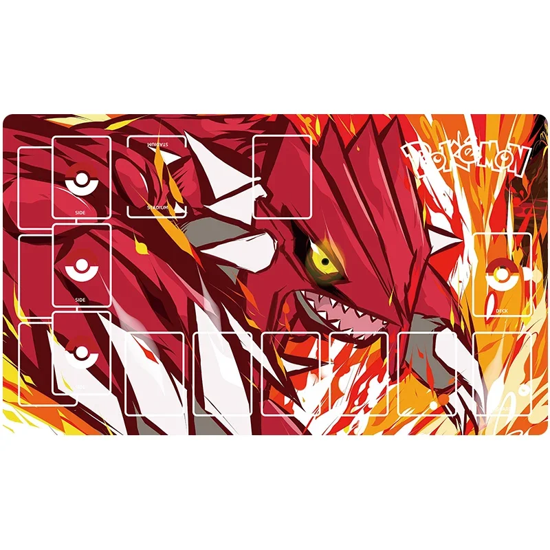 60*35*0.2cm Anime Pokemon GAME PTCG Dedicated Card Playmat Battle Against Pikachu Charizard Gengar Kyurem Kyogre Gifts Toys