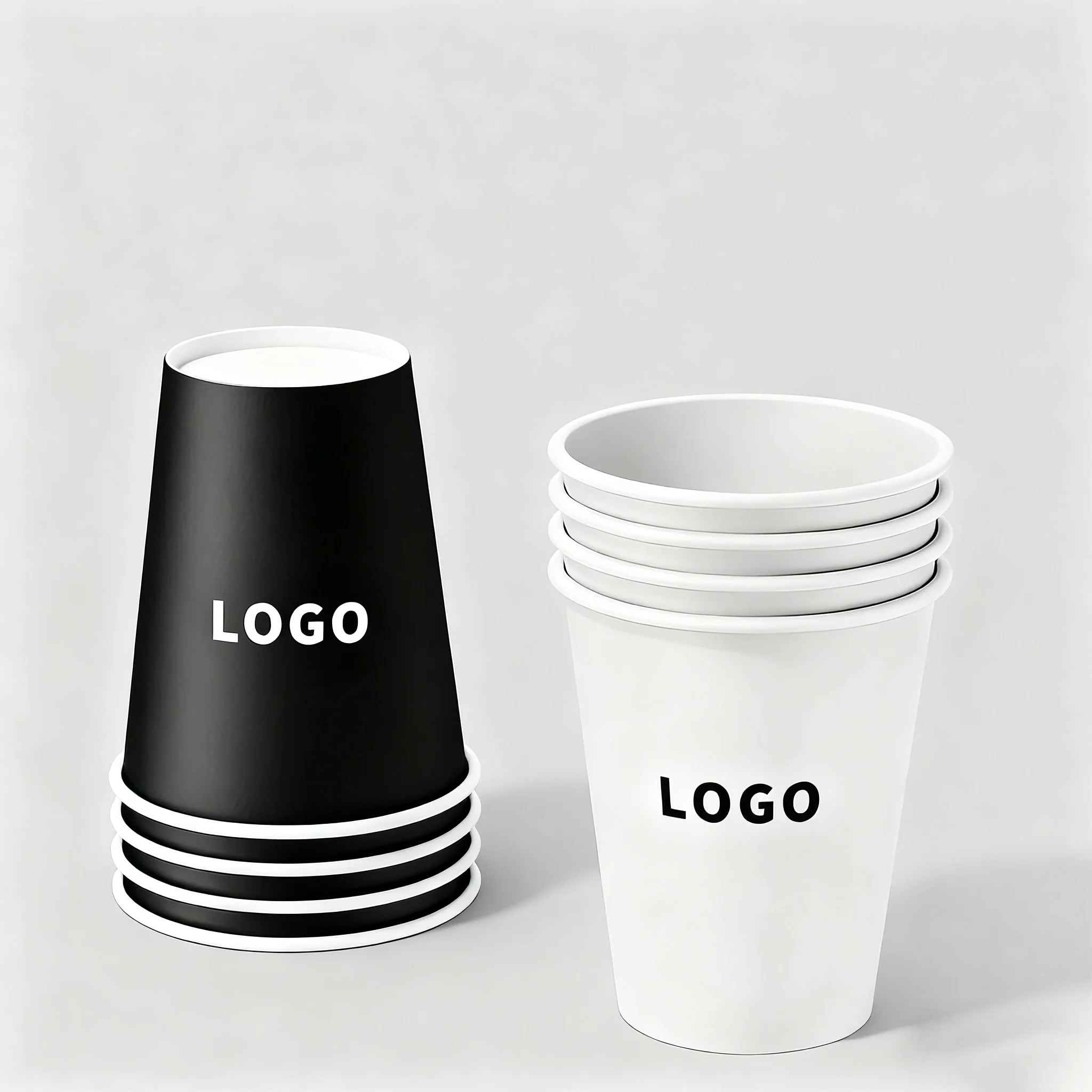 50/100 Pieces 250ml Disposable - Coffee Tea Name review and price