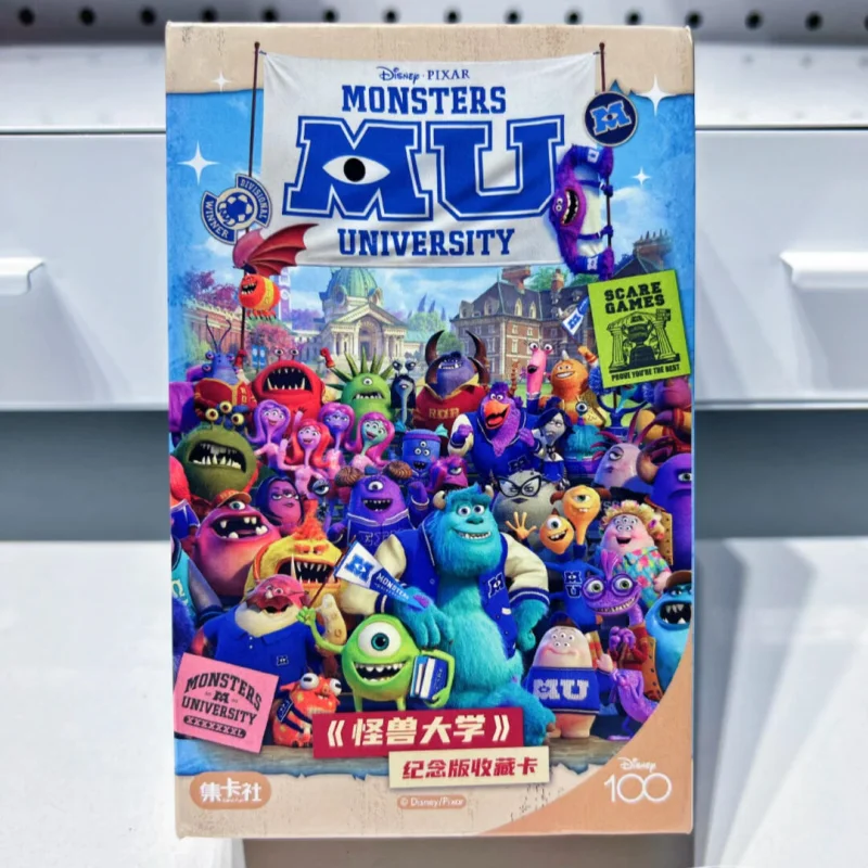 

Коллекционные карточки Card Fun: Официальные лицензированные сувениры Disney 100, Pixar Monsters University, анимационные сувениры