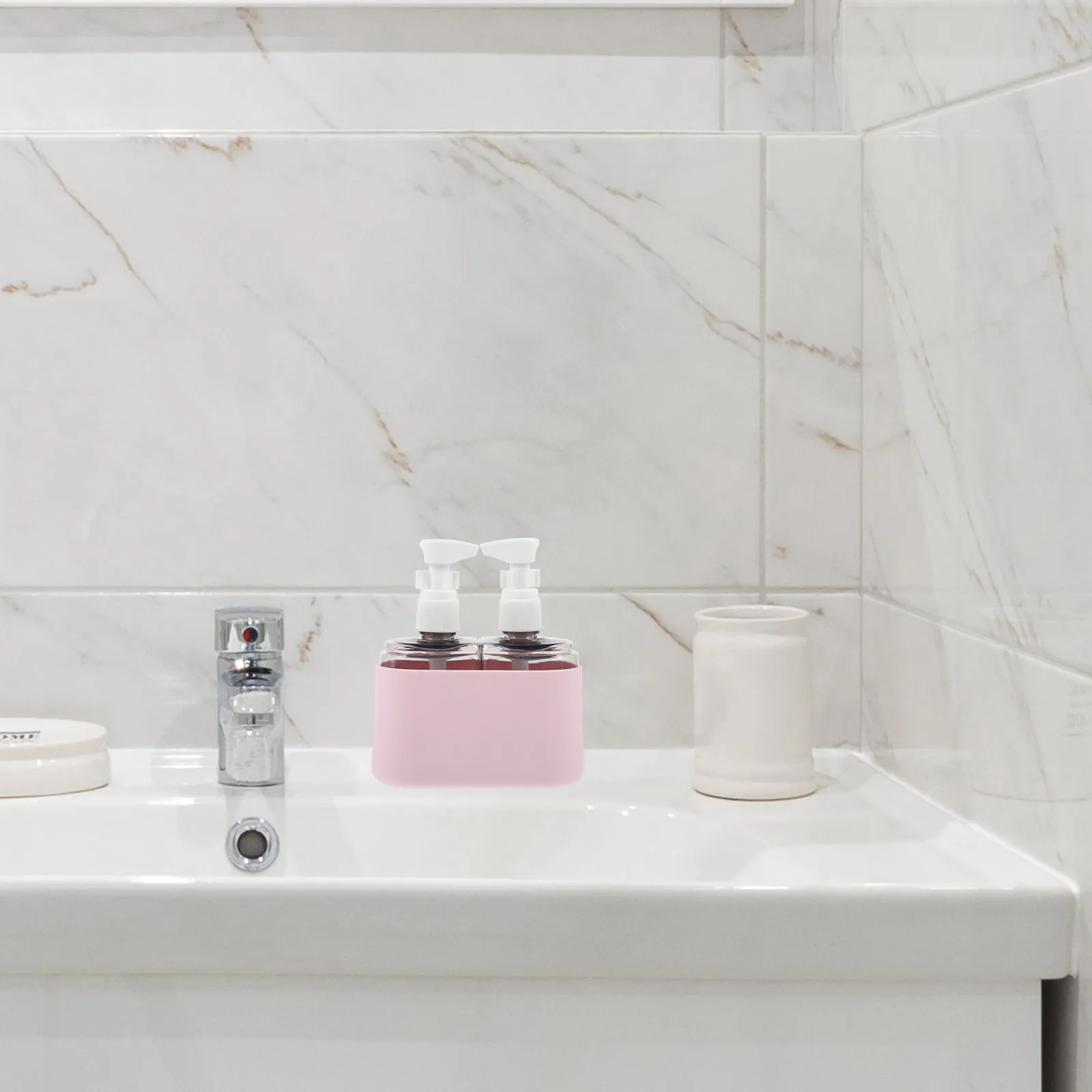 

Набор из 1 портативного дорожного флакона для лосьона, многоразовый, силиконовый, из полипропилена, герметичный, сжимаемый контейнер для шампуня и туалетных принадлежностей для путешествий