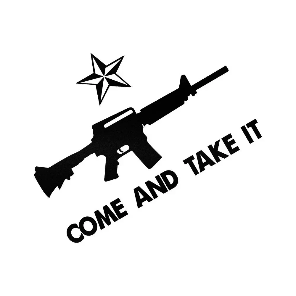 Come And Take It Vinyl Decal for Cars Trucks SUVs Laptop Wall Bumper, Auto Styling Accessories