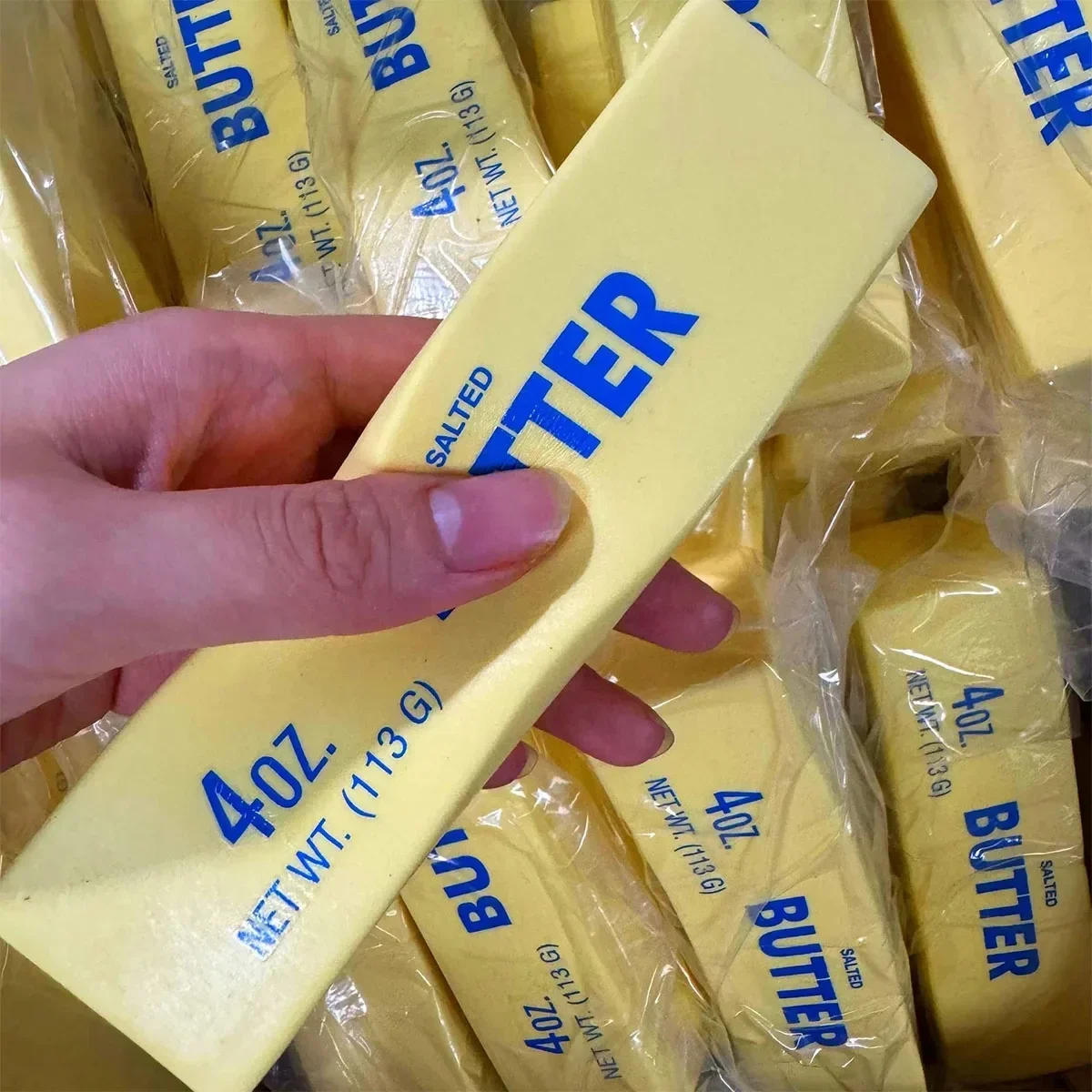 Antistress Butter Stick Spielzeug Squishy Elastischer Käse Stick Lustige Dekompression Stress Relief Spiele Spielzeug für Erwachsene Kinder