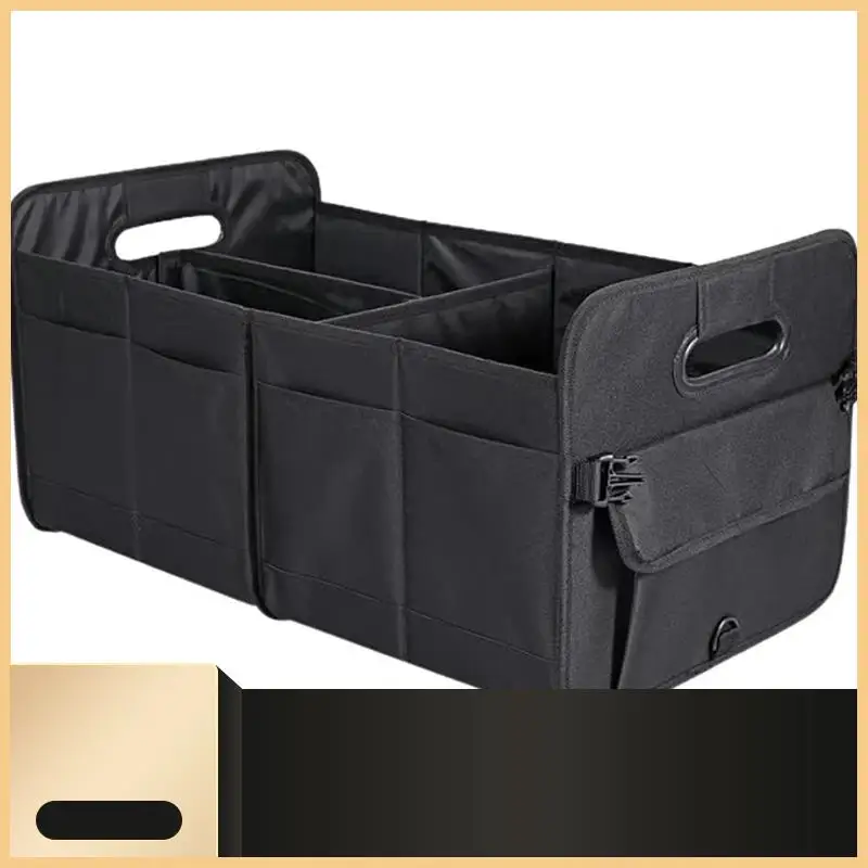 

Складной органайзер для багажника автомобиля, водонепроницаемый ящик для хранения с усиленными ручками, аксессуар для организации автомобиля-N30R