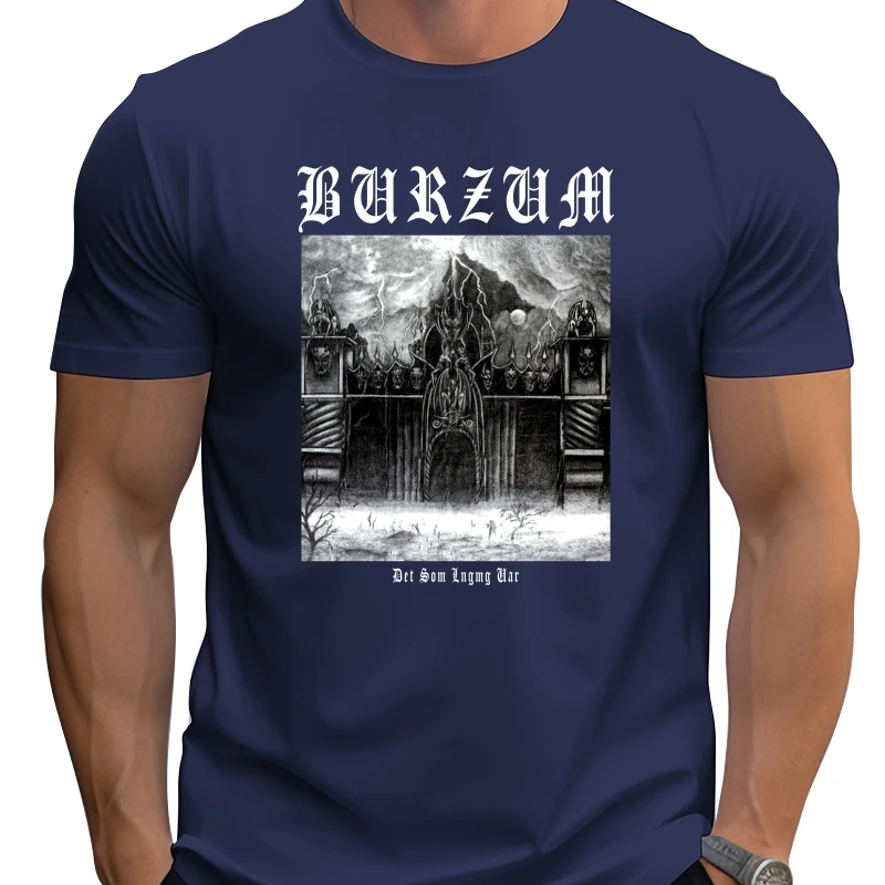 

Мужская футболка Burzum Det Som Engang Var, черная футболка с круглым вырезом, модная повседневная футболка с принтом высокого качества, модная футболка 2018, топ