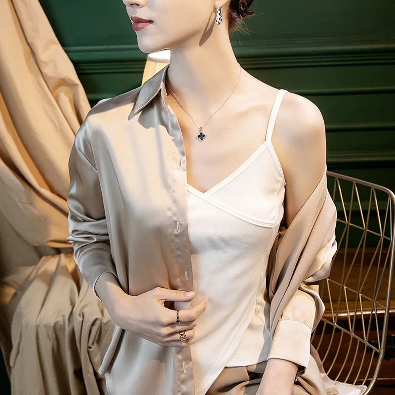 Boweylun Women Slim Irregular Summer Inner Solid Suspenders