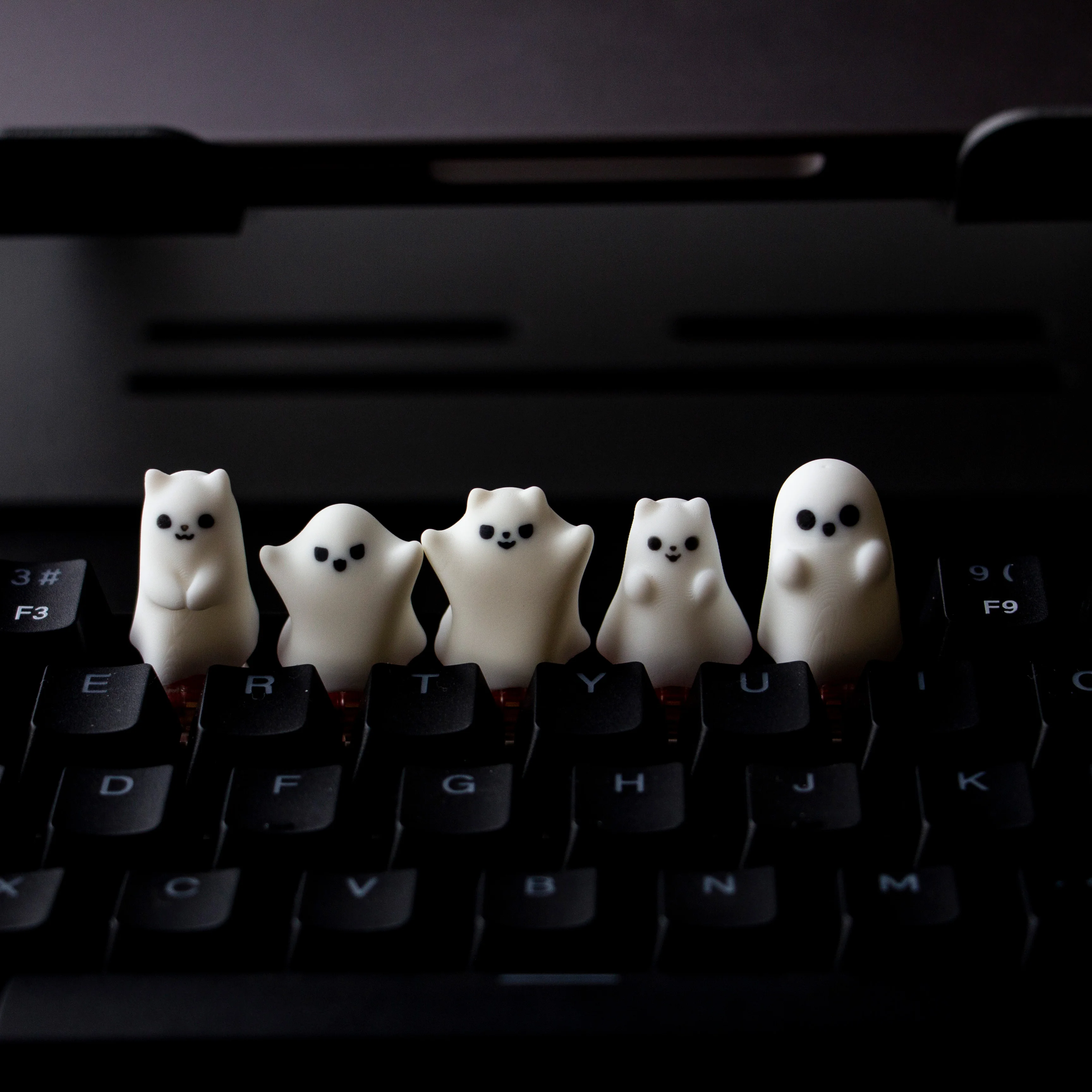

3D Printing Personality Ghost Keycaps Creative Cute DIY Ghost Keycaps MX Switches for Mechanical Keyboard Accessories Gifts