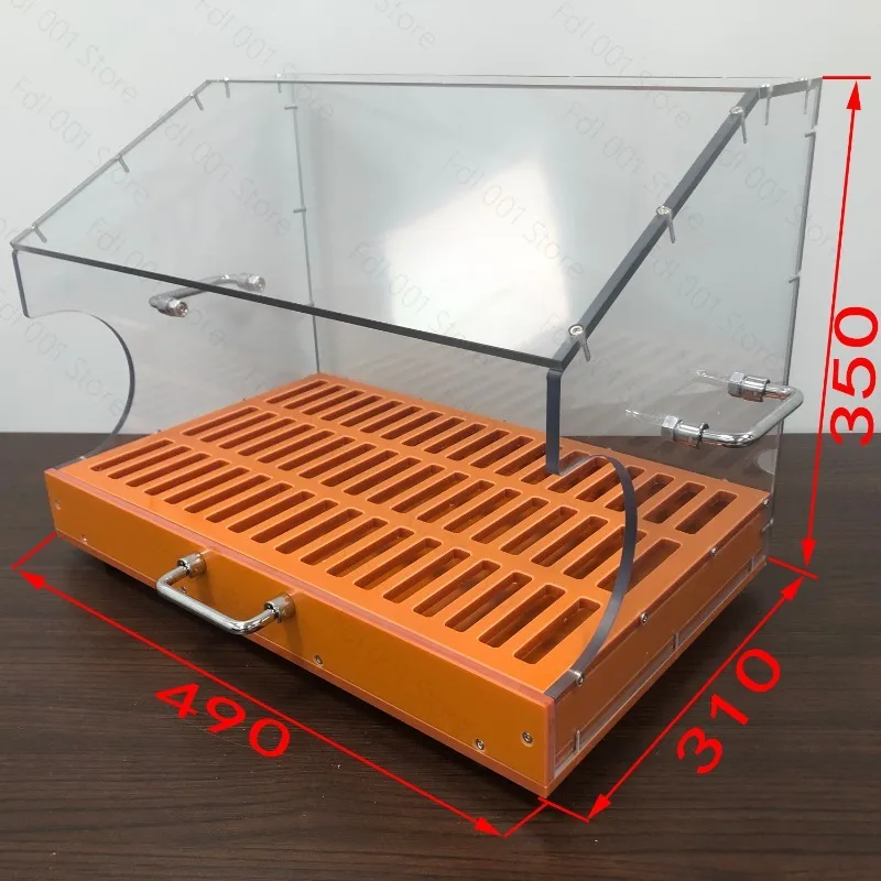 400*310*350mm Acrylic Component Lead Cutter Box with Shield, Electronic Component Trimming Container