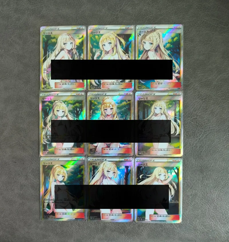 

Pokemon Ptcg Pocket Lillie R18 Diy Self Control Collect Signature Trading флэш-карта аниме мультфильм подарок