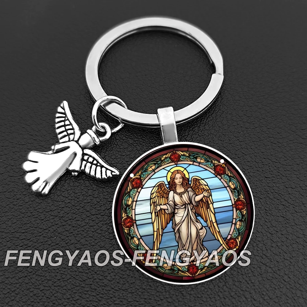 Schutzengel Schlüsselanhänger Hängeketten Schlüsselanhänger Geschenk Anhänger Ornament Geschenk Hochzeit Geburtstag Party Geschenk