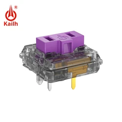 Kailh-interruptor de teclado violeta Choc de perfil bajo, lineal DIY para teclado de perfil bajo 1350