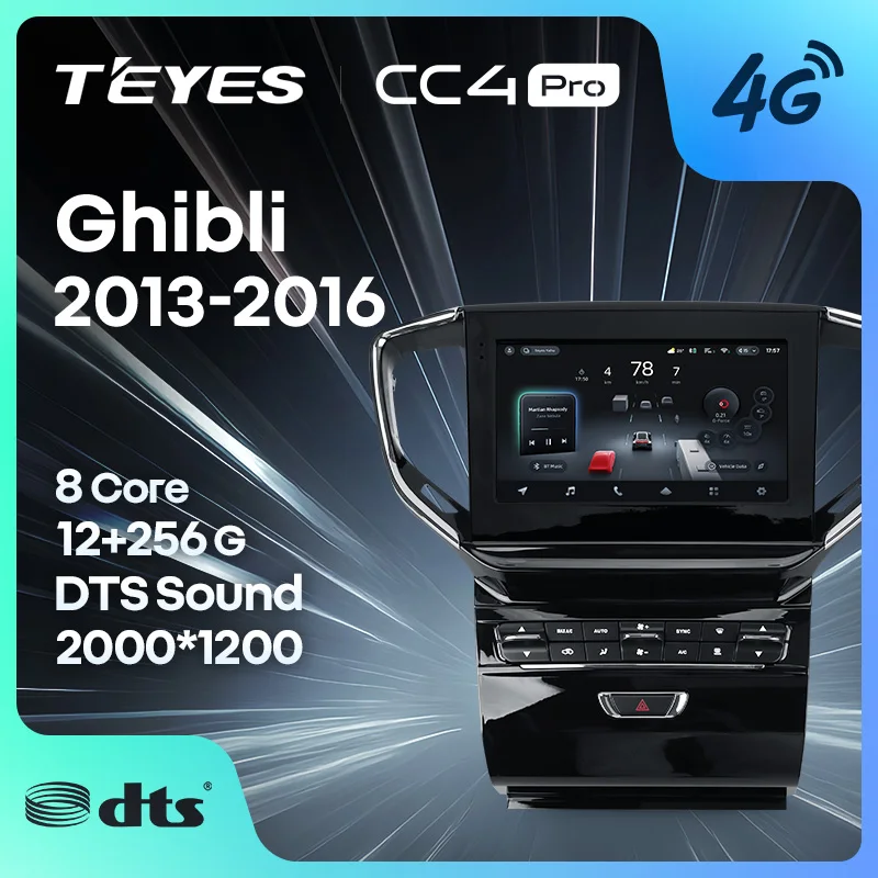 

TEYES CC4 PRO For Maserati Ghibli M157 2013 - 2016 CarPlay Android Auto 2DIN Autoradio Radio Multimedia Stereo