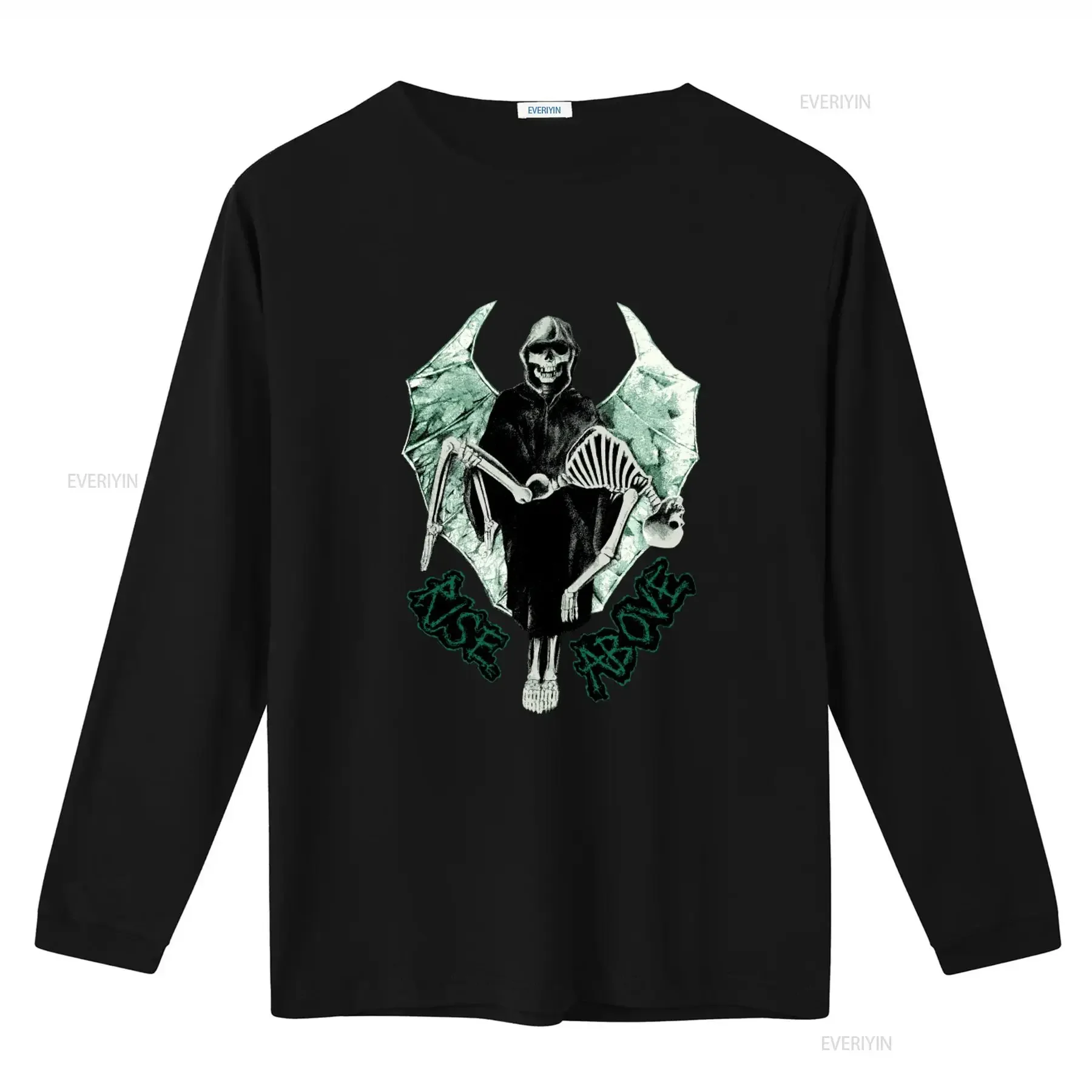 Vintage 1990 Napalm Death 'Rise Above' Skull Bat Wings T Shirt for Men 90s Style vintage Washed Comfortable homme streetwear
