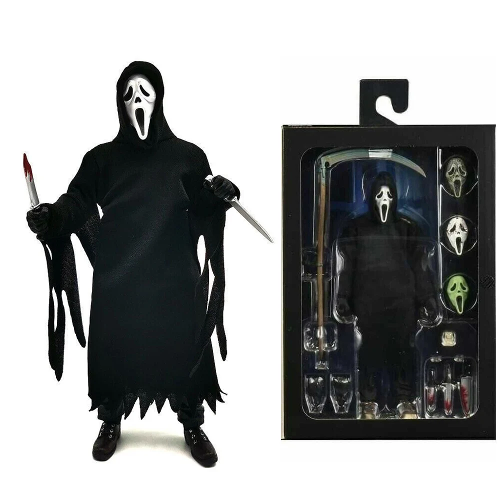 

15 см подарок на Хэллоуин крик фигурки фильмов призрак лицо убийца фигурка статуя модель коллекция кукол игрушки подарки